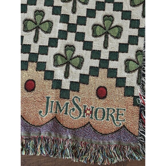 Jim Shore "May The Road Rise Up To Meet You" Throw Blanket Tapestry NWT 51x68 - Picture 2 of 7